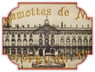 Bergamottes de Nancy : Etiquette en papier Bergamottes de Nancy Lefèvre-Denise 1910 Hôtel de Ville.